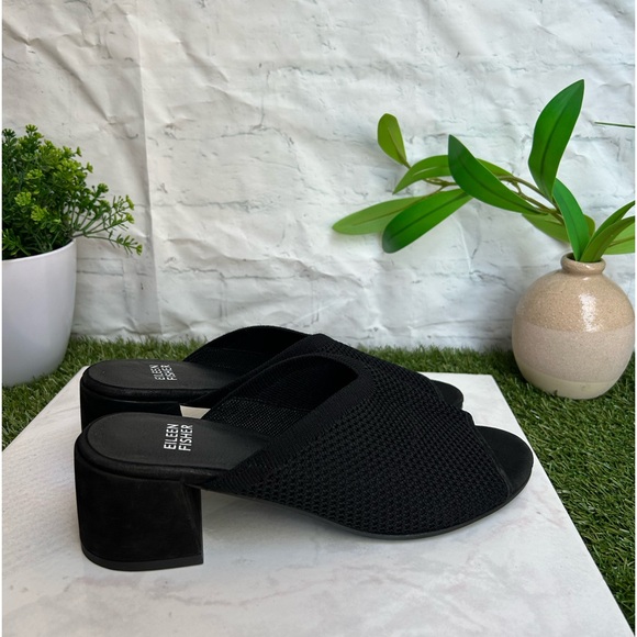 Eileen Fisher
Fave Stretch Fabric Block 2” Heel Sandals 
$175 size 8 New - Picture 9 of 16